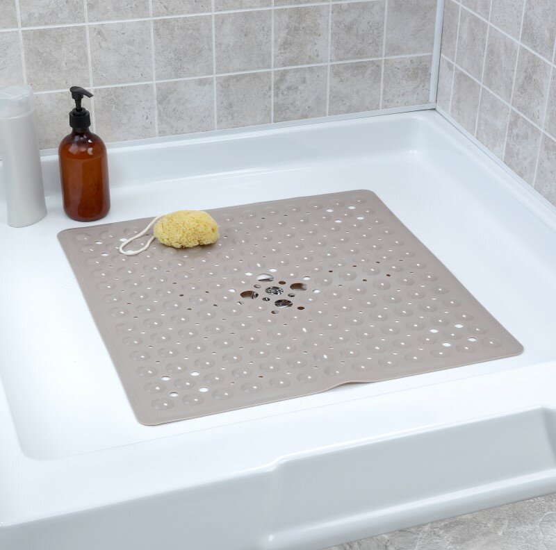 Symple Stuff Square Plastic/Vinyl NonSlip Shower mat & Reviews